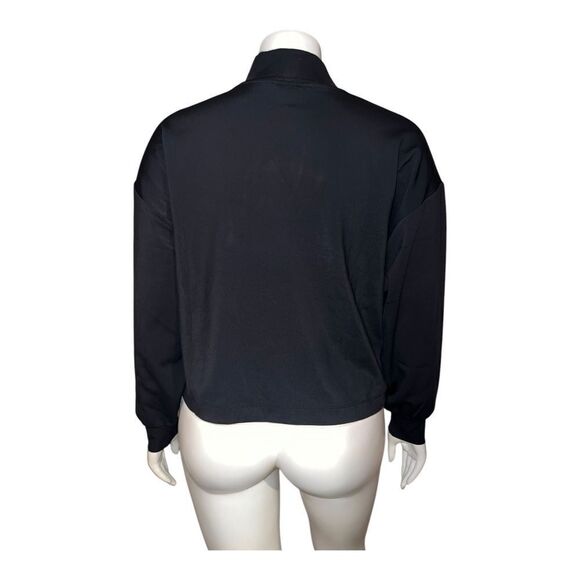 Athleta Plus Size Navy & Black Venice Sweatshirt Funnel Neck 1X NWOT - Picture 5 of 10